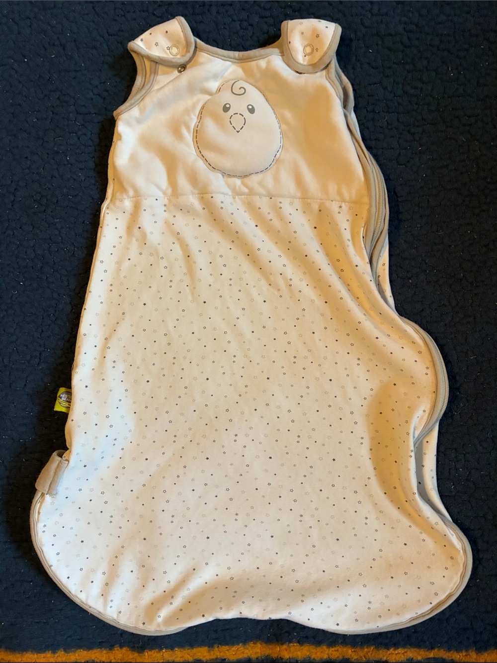 Nested Bean SleepSack with Chick Applique